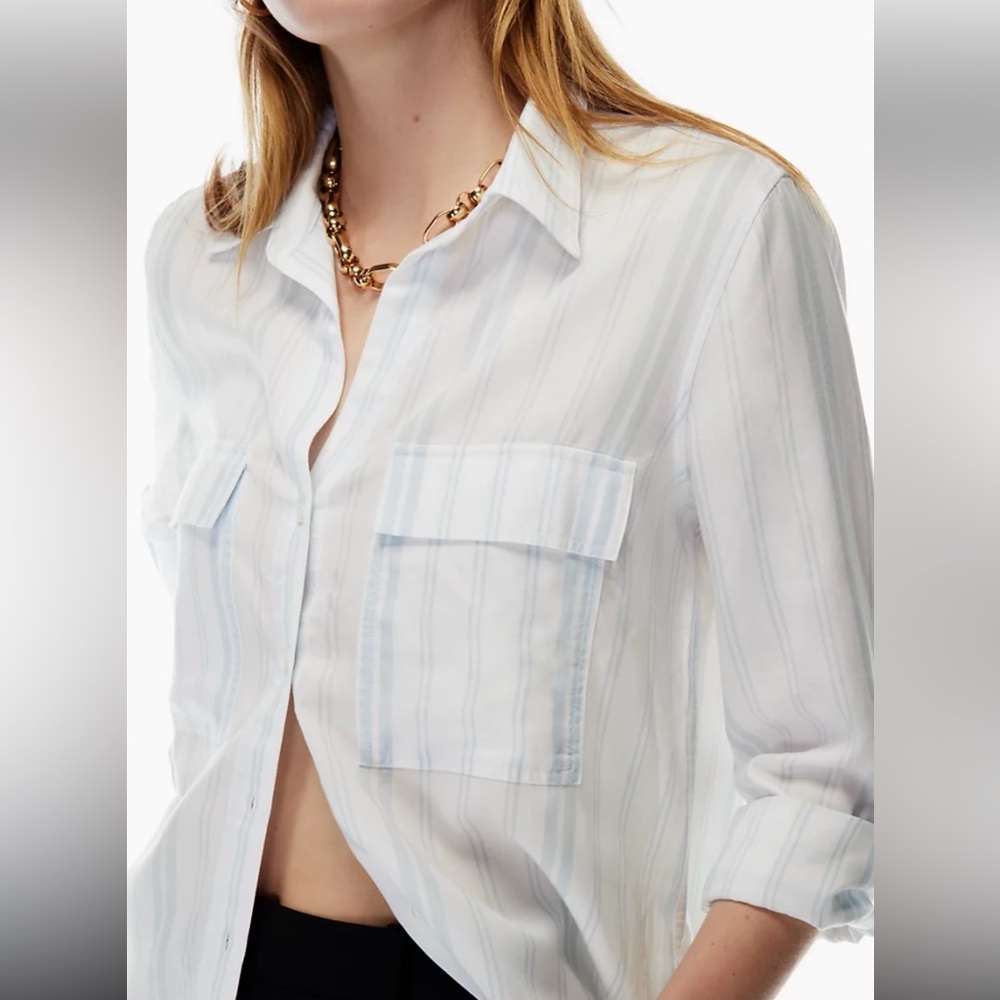 Aritzia Babaton Utility Poplin Shirt